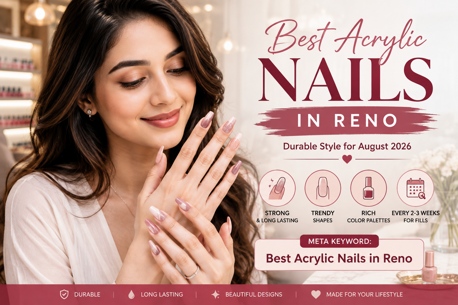 Best Acrylic Nails in Reno: Durable Style for August 2026
