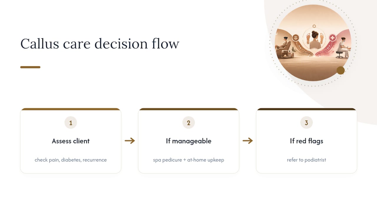 Callus care decision path