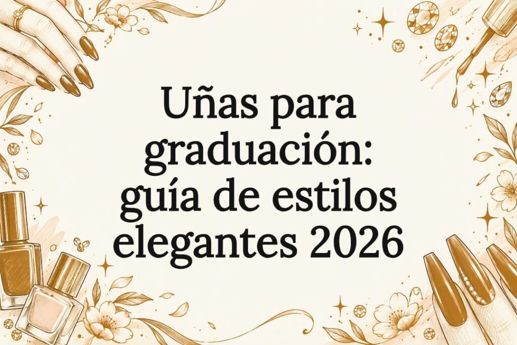 Tarjeta de diseños elegantes para uñas