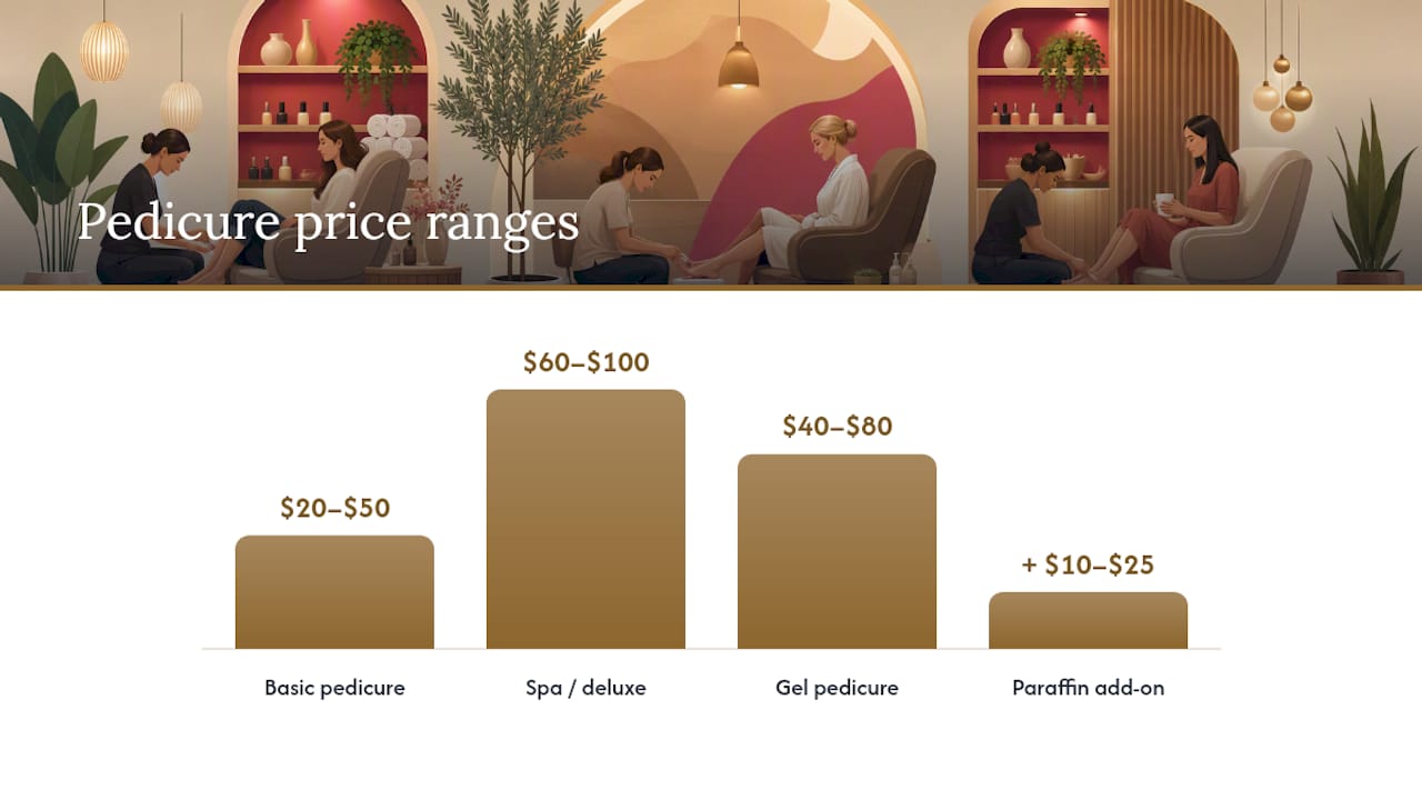 How Much Does a Pedicure Cost by Type? — overview diagram