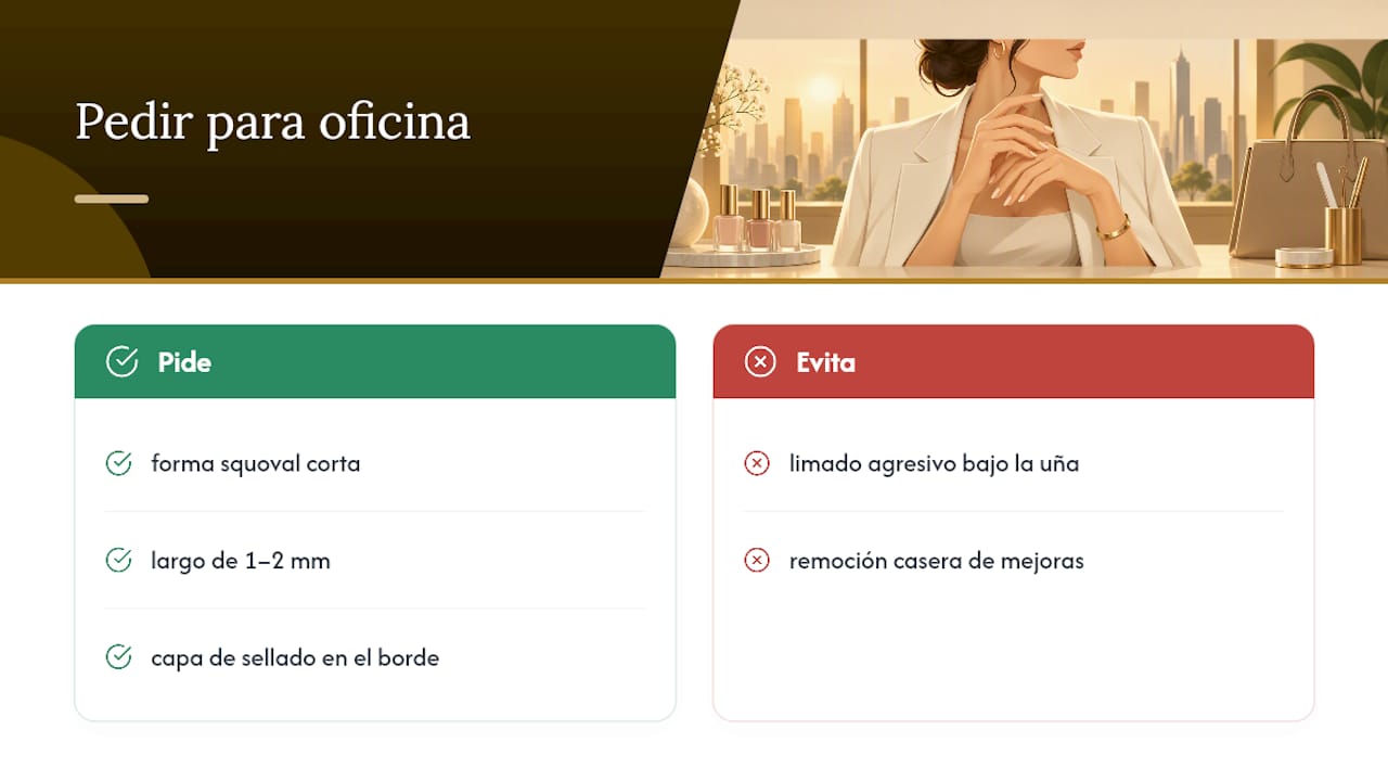Tres consejos para una manicura adecuada en la oficina