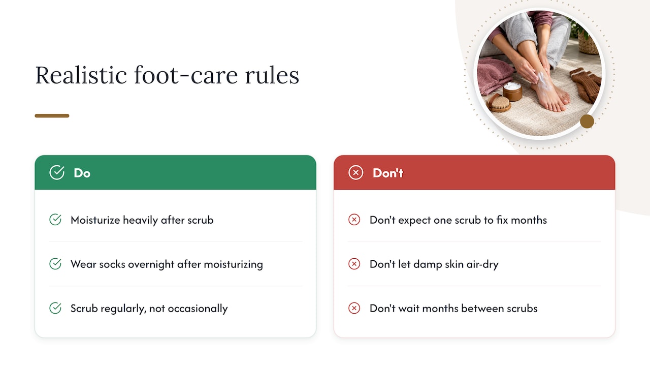6. A technician's take on realistic foot care — overview diagram