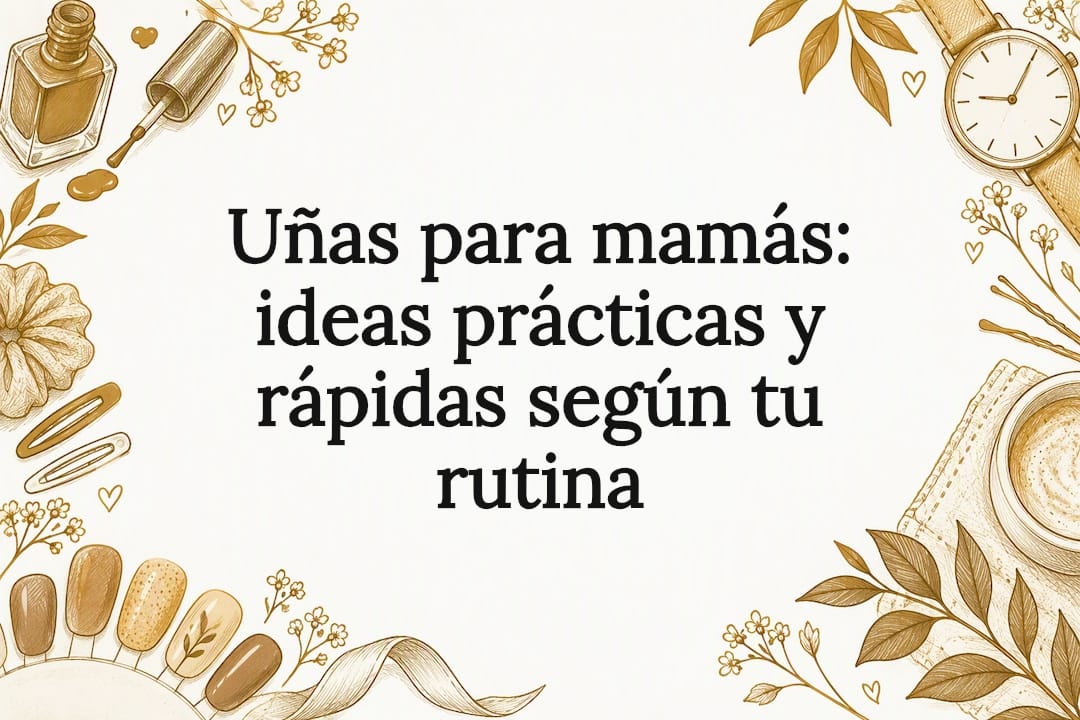 Uñas para mamás: ideas prácticas y rápidas según tu rutina
