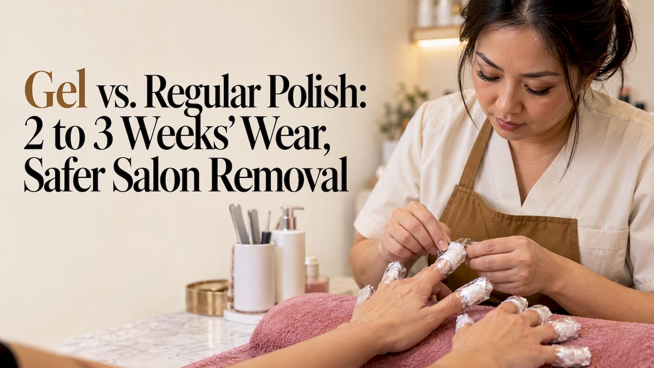 Gel vs. Regular Polish: 2 to 3 Weeks of Wear, Safer Salon Removal