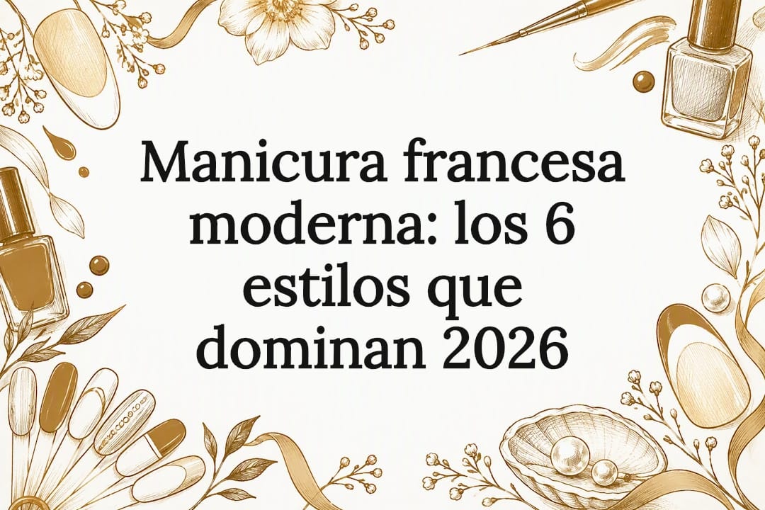 Manicura francesa moderna: los 6 estilos que dominan 2026