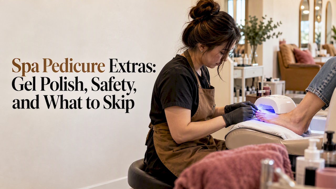 Spa Pedicure Extras: Gel Polish, Safety, and What to Skip