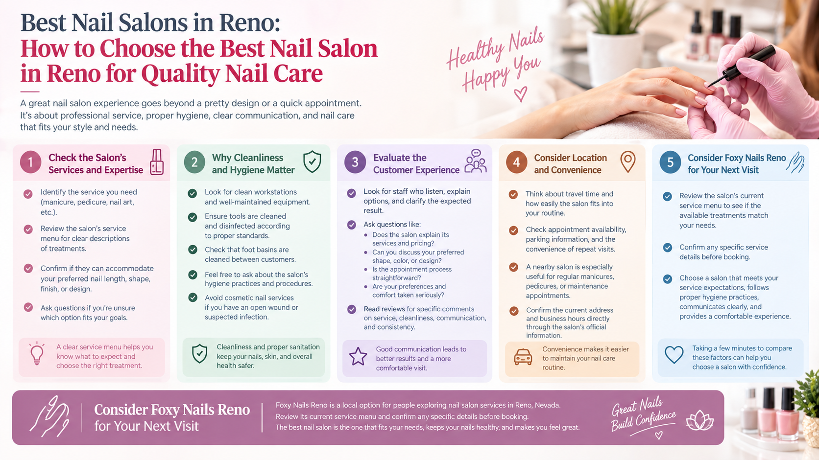Best Nail Salons in Reno: How to Choose the Best Nail Salon in Reno for Quality Nail Care